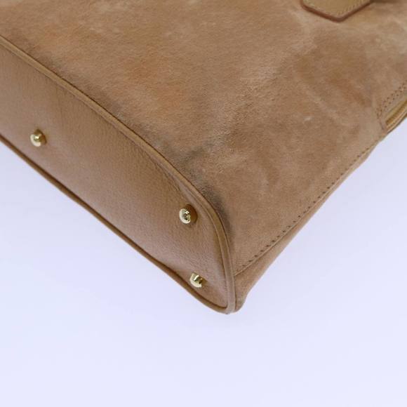 GUCCI Bamboo Hand Bag Suede 2way Brown Auth 71164 - Picture 16 of 16